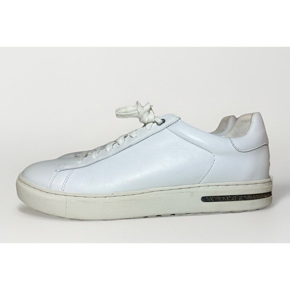 BIRKENSTOCK BEND LOW White Leather Sneakers Comfort Shoes Classic EU 41 W 10 M 8